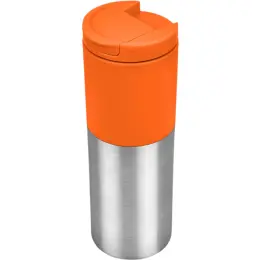 Kooshty Typhoon Stainless Steel & Plastic Double-Wall Tumbler Orange